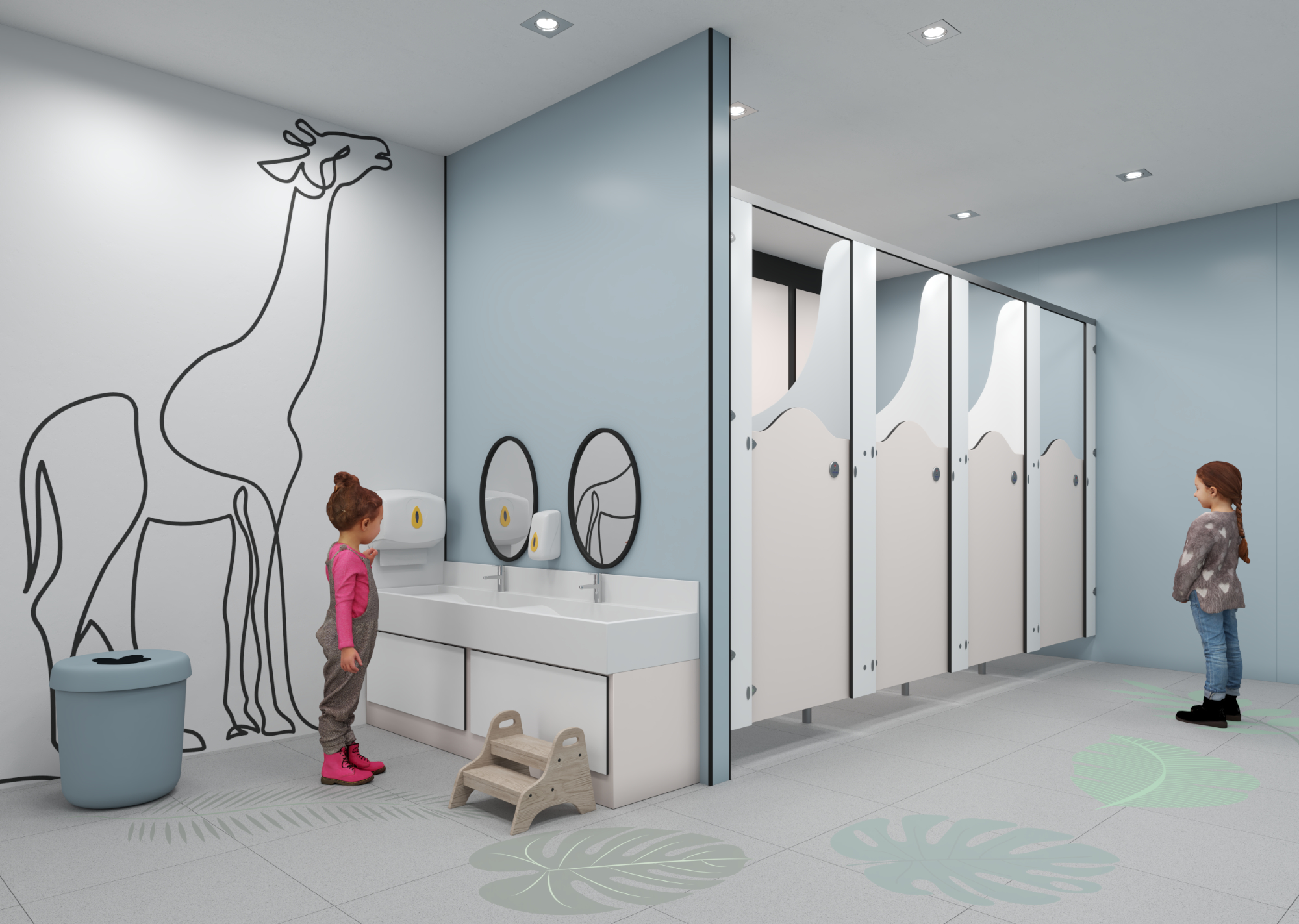 Ranch Nursery Toilet Cubicles